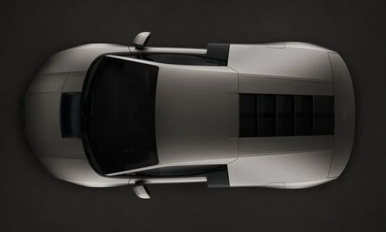 Audi presents its first supercar with a high-performance hybrid powertrain