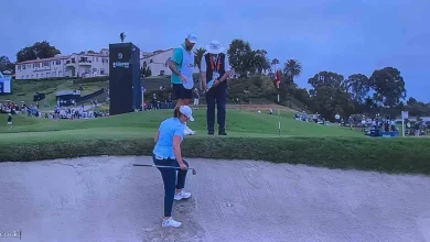 Awkward bunker lie frustrates Women’s Open pro. And then she’s penalized