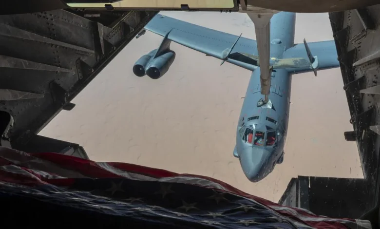 B-52 plane crashes at Edwards Air Force Base in California