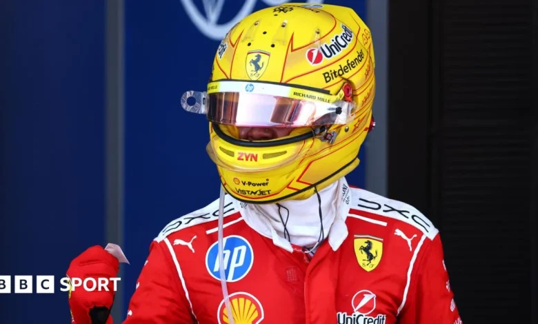 Barcelona-Catalunya Grand Prix: Lewis Hamilton wins first GP for Ferrari as Kimi Antonelli retires