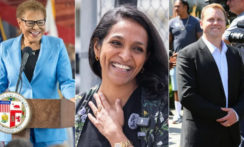 Bass, Pratt and Raman face off in the Los Angeles mayoral primary
