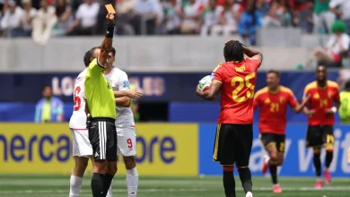 Belgium 0-0 Iran: Nathan Ngoy sent off as Belgium's goal drought continues - as it happened