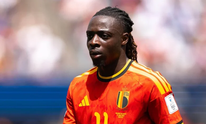 Belgium’s Jeremy Doku criticised over plan to leave World Cup to attend birth of first child