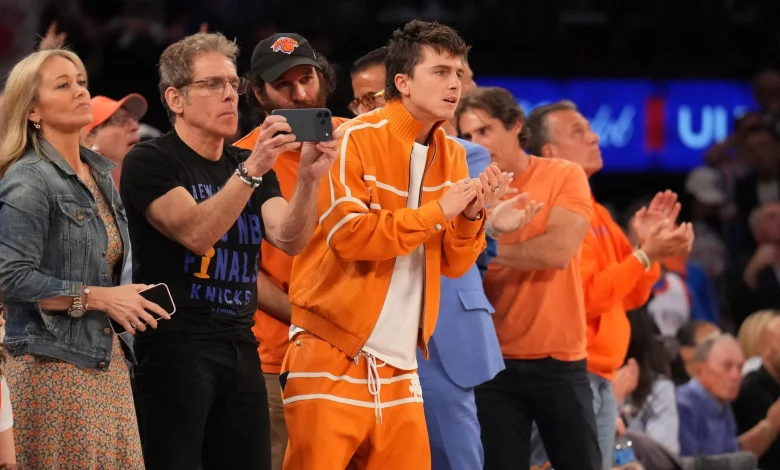 Ben Stiller Got Mike Brown's Whiteboard, Timothee Chalamet Celebrates on Knicks' Jet in Viral Videos