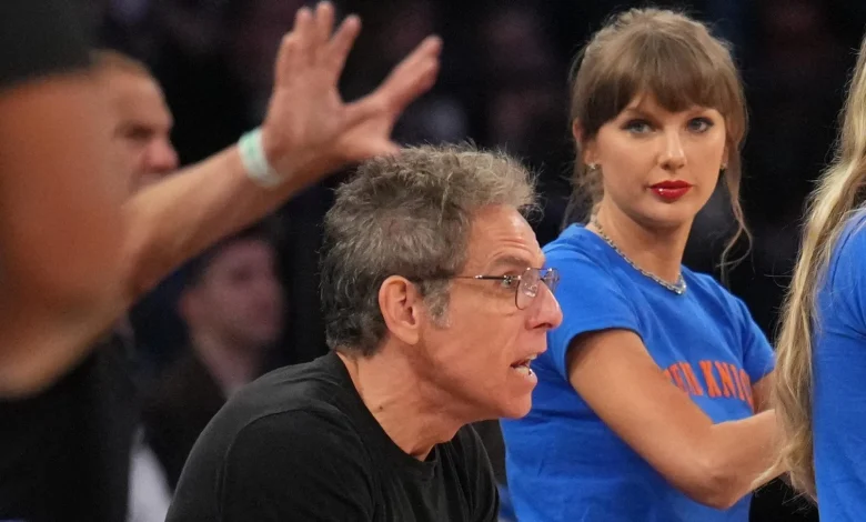 Ben Stiller Posts Courtside Video Featuring Taylor Swift of Knicks' Historic Comeback vs. Spurs