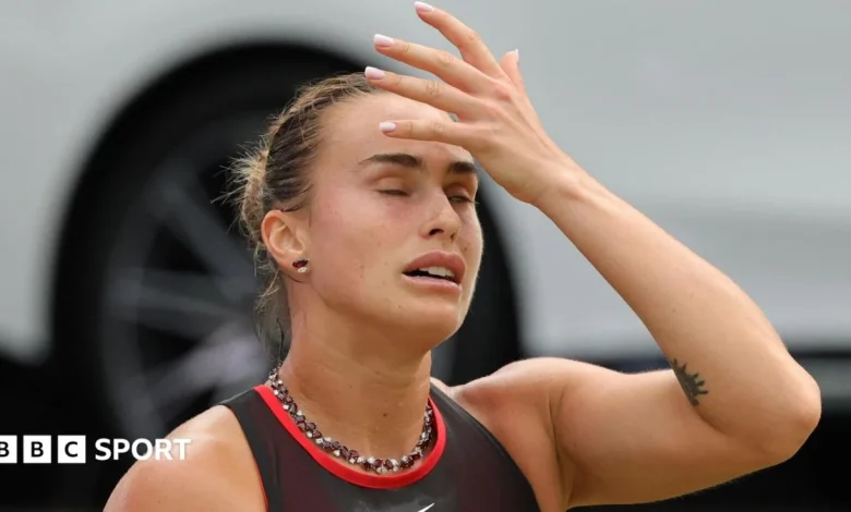 Berlin Open: Aryna Sabalenka beaten by Jessica Pegula after losing third set 6-0