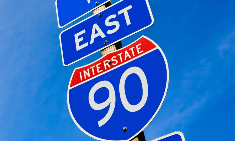 Blockage on I-90 near Missoula