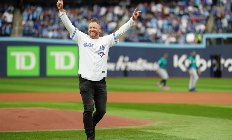 Blue Jays legend Josh Donaldson gives Newmarket beer league softball team memory of a lifetime