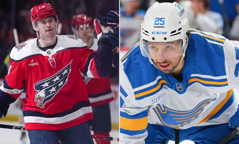 Blues acquire McMichael, Gastin and 16th overall pick in trade with Washington