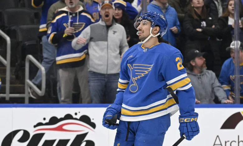 Blues trade Jordan Kyrou to Capitals for Connor McMichael, first-round pick, prospect