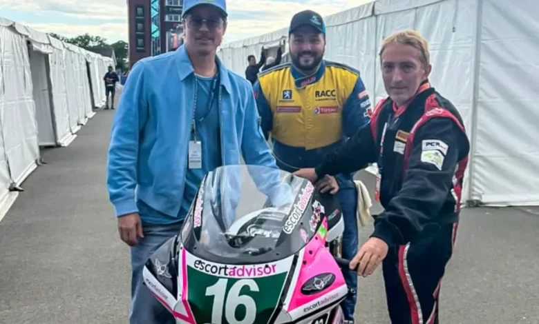 Brad Pitt on Set of Plan B-Produced ‘Isle of Man’ Movie as Filming Kicks Off During Motorcycle Race