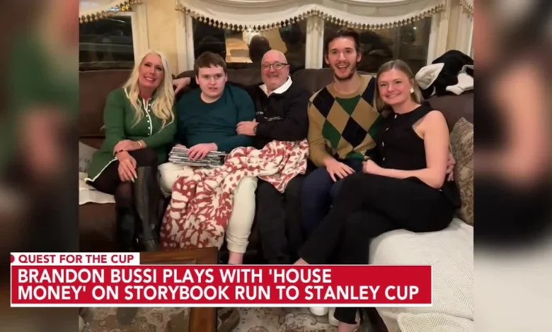 Brandon Bussi plays with 'House Money' on storybook run to Stanley Cup Final