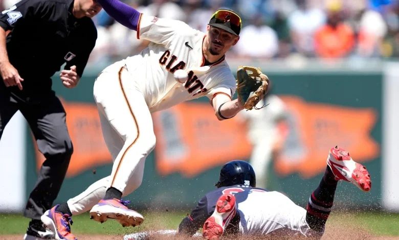 Braves blunders overshadow Sale’s strong start in another Giants series loss
