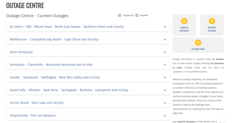 Breaking: Thousands Without Power Across Newfoundland Island