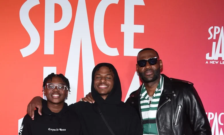 Bronny and Bryce James Just Got Matching Gold Chains Together