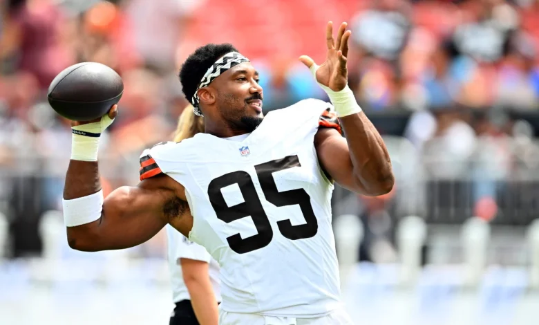 Browns get Jared Verse, a first-, second-, and third-round pick for Myles Garrett