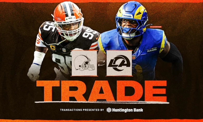 Browns trade DE Myles Garrett to the Rams for DE Jared Verse, 3 draft picks