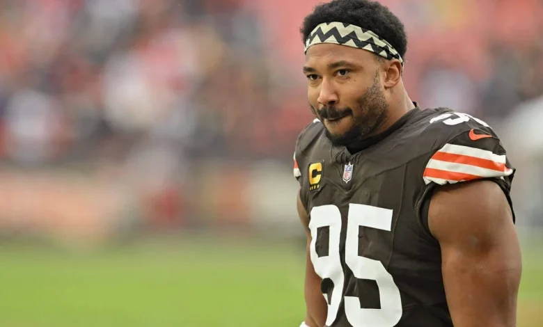 Browns trading Myles Garrett to Rams in NFL blockbuster: Sources