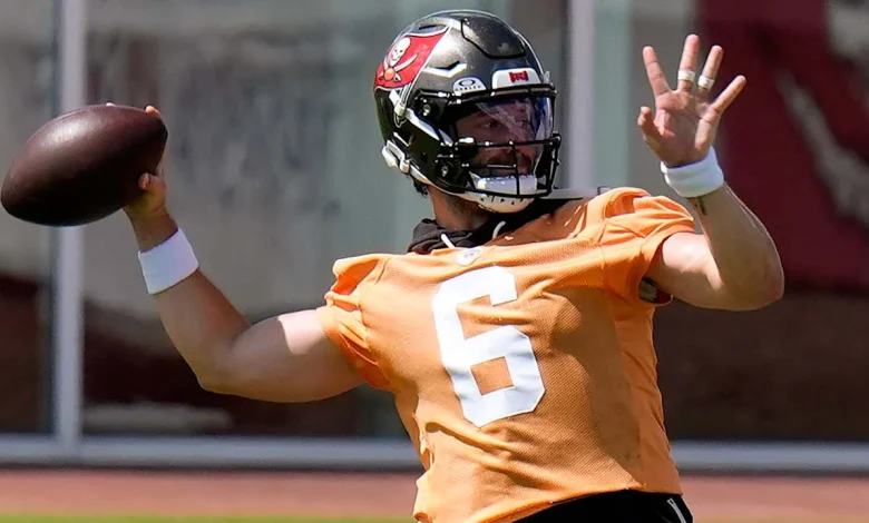 Buccaneers' Baker Mayfield sets camp deadline for contract talks, says sides are 'not anywhere close'