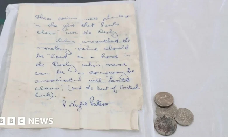 Builder wins bet on Epsom Derby thanks to 'spooky' time capsule tip