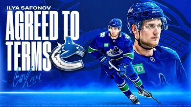 CANUCKS AGREE TO TERMS WITH FORWARD ILYA SAFONOV ON A ONE-YEAR, TWO-WAY CONTRACT