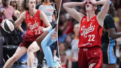 Caitlin Clark leaves game to throw up — and then returns to help Fever to win
