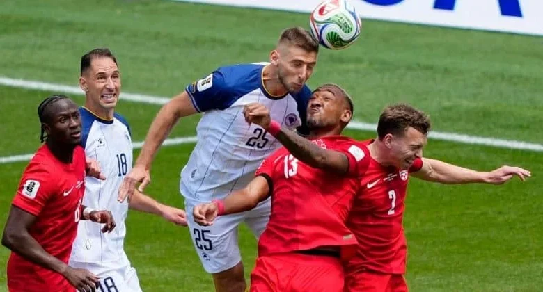 Canada equalizes against Bosnia and Herzegovina in historic World Cup opener