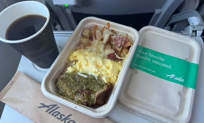 Carnitas Breakfast Bowl On Alaska Airlines: Best Airline Breakfast Ever