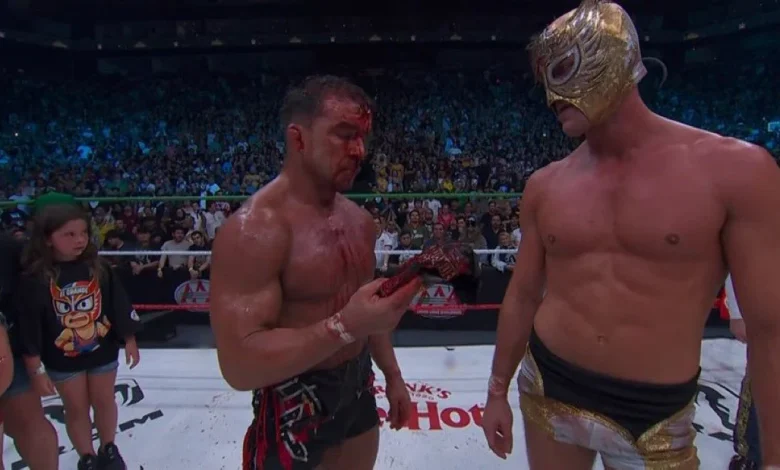 Chad Gable unmasks following emotional AAA Noche de Los Grandes match
