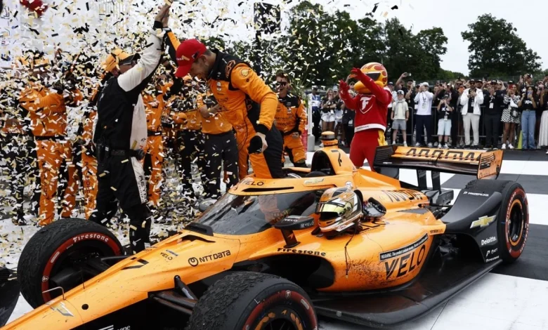 Christian Lundgaard wins IndyCar thriller at Road America