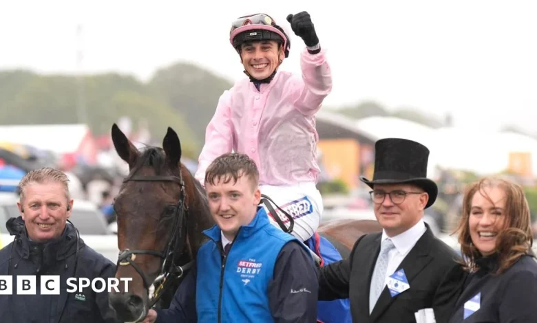 Christmas Day surges to Epsom Derby win for O'Brien