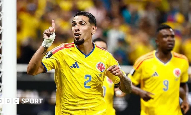 Colombia 1-0 Congo DR: Daniel Munoz scores his second goal of the World Cup as Colombia progress to the last 32