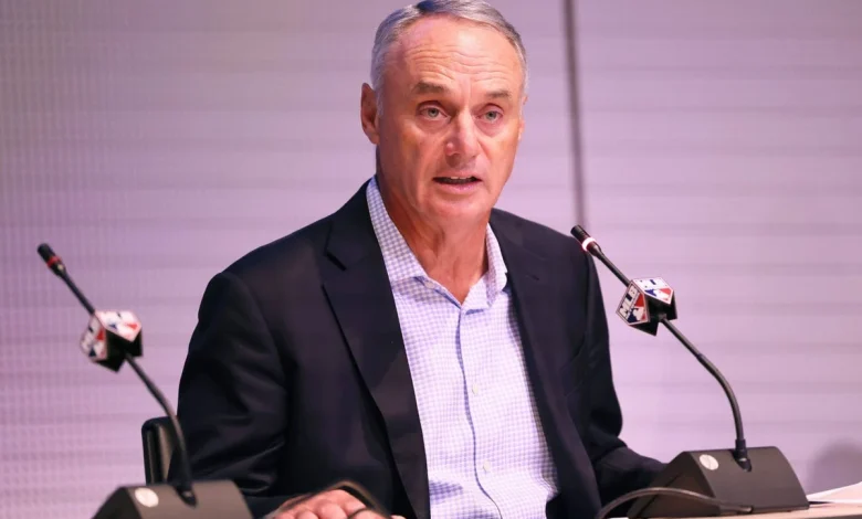Commissioner Rob Manfred, who once touted MLB’s parity, says luxury-tax system has failed