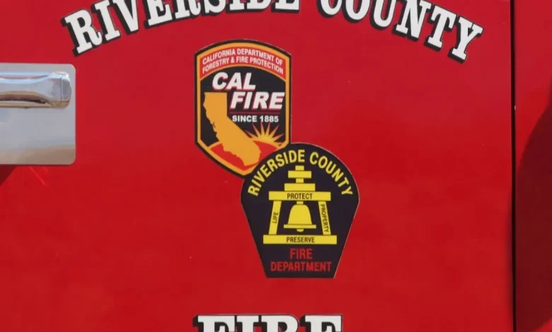Crash Between Fire Engine, Sedan In Hemet Kills Driver, 10-Year-Old Boy