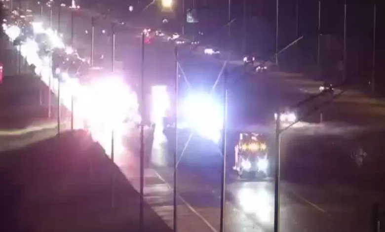 Crash closes all lanes on I-95 North near Kanner Highway in Martin County