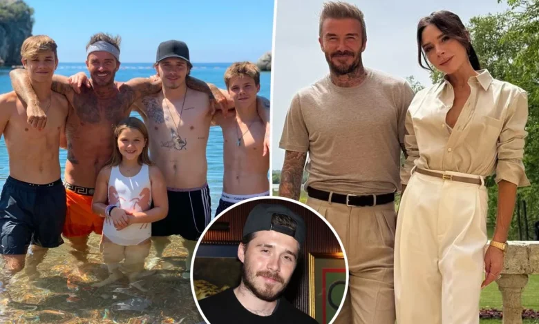 David and Victoria Beckham use Father's Day to make another public plea to estranged son Brooklyn