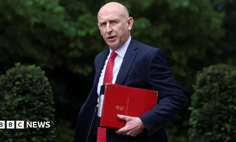 Defence Secretary John Healey resigns over military spending plans