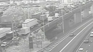 Delays and lane closures on Dartford Crossing after two-vehicle crash