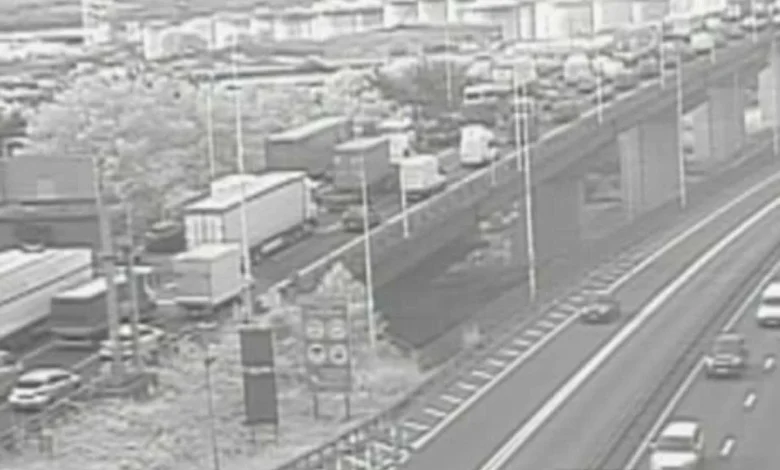 Delays and lane closures on Dartford Crossing after two-vehicle crash