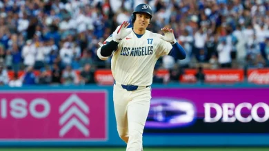 Dodgers score 9 in first, then Yoshinobu Yamamoto shuts down Angels