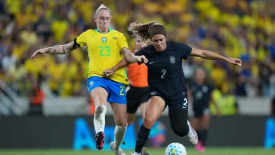 EIGHT red cards shown in chaotic USWNT vs Brazil game as officiating branded a 'complete disgrace'