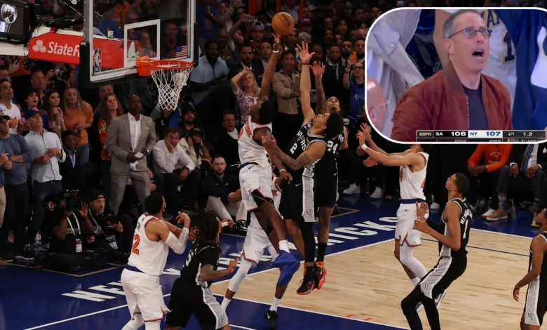 ESPN NBA producer defends 'balance' between showing celebrities, players in Knicks' comeback win