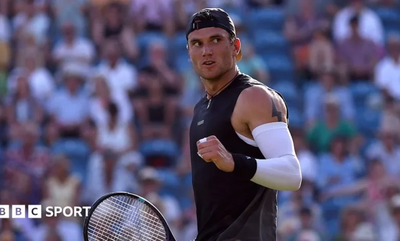 Eastbourne: Jack Draper reaches quarter-finals to continue injury comeback