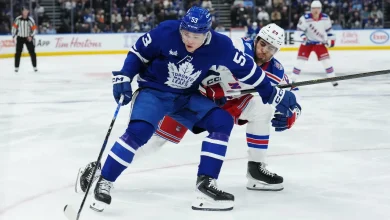 Easton Cowan propels Marlies to win, playoff series lead over Penguins