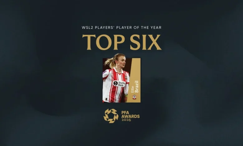 Ellie Brazil shortlisted for PFA award