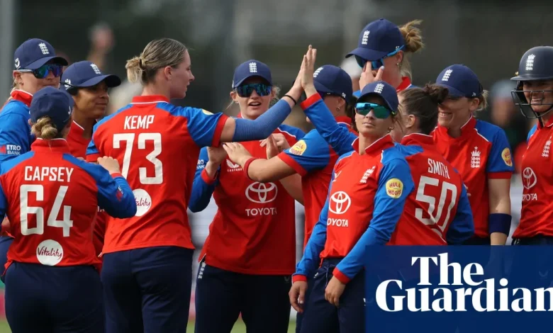 England’s Freya Kemp makes mark with bat and ball to level series against India
