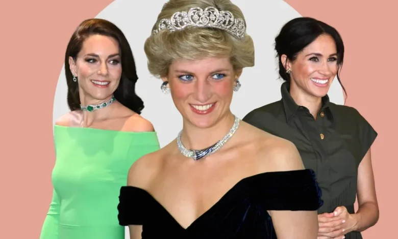 Every Time Meghan Markle & Kate Middleton Have Worn Princess Diana’s Jewelry