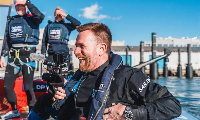 Ewan McGregor joins Emirates GBR for 'one hell of sailing lesson' in New York