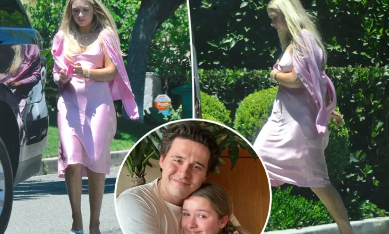Exclusive | Harper Beckham goes to Brooklyn’s LA mansion, leaves seconds later without seeing him