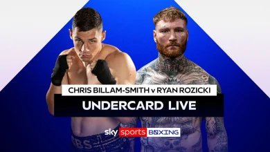Exclusive live coverage of the Billam-Smith vs Rozicki undercard from Bournemouth